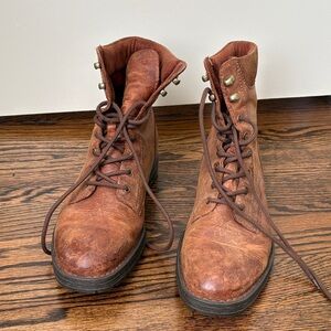 Brown Leather Born Men's Boots